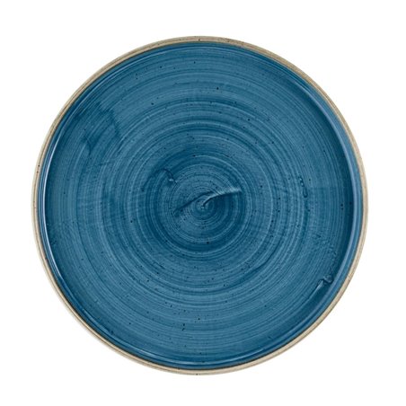 Assiettes avec rebord Churchill Stonecast Java Blue 260mm (Lot de 6) - Gastronoble - HR386