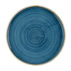 Assiettes avec rebord Churchill Stonecast Java Blue 210mm (Lot de 6) - Gastronoble - HR387