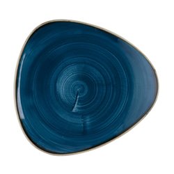 Bols triangulaires Churchill Stonecast Java Blue Lotus 152mm (Lot de 12) - Gastronoble - HR390
