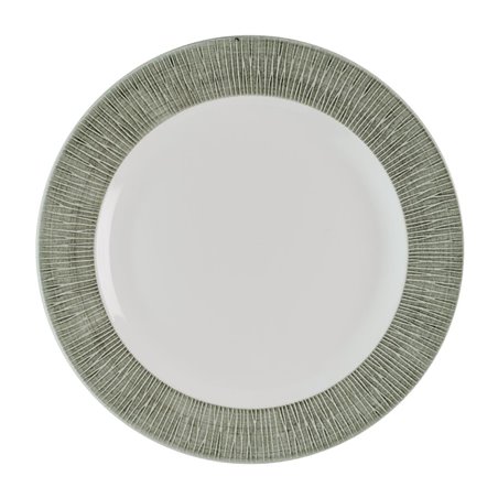 Assiettes classiques Churchill Bamboo Ceramic Spinwash Alpine 305mm (Lot de 12) - Gastronoble - HR427