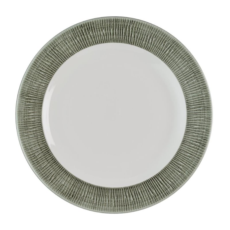 Assiettes classiques Churchill Bamboo Ceramic Spinwash Alpine 273mm (Lot de 12) - Gastronoble - HR428