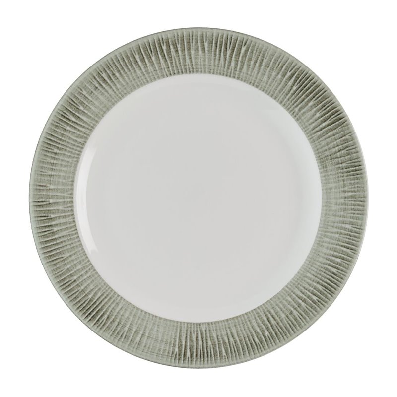 Assiettes classiques Churchill Bamboo Ceramic Spinwash Alpine 157mm (Lot de 12) - Gastronoble - HR429