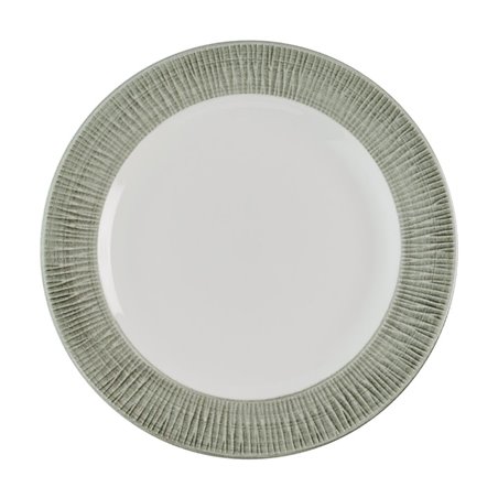 Assiettes classiques Churchill Bamboo Ceramic Spinwash Alpine 233mm (Lot de 12) - Gastronoble - HR430