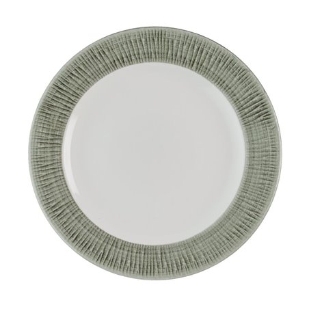 Assiettes classiques Churchill Bamboo Ceramic Spinwash Alpines 206mm (Lot de 12) - Gastronoble - HR431