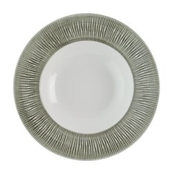 Assiettes &agrave;bord large Churchill Bamboo Ceramic Spinwash Alpine 280mm (Lot de 12) - Gastronoble - HR433