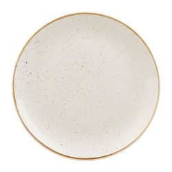 Assiettes rondes Churchill Stonecast Barley White 228mm (Lot de 12) - Gastronoble - HX015