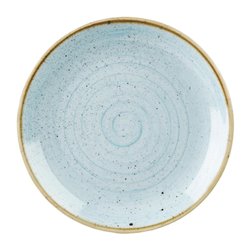 Assiettes rondes Churchill Stonecast Duck Egg 228mm (Lot de 12) - Gastronoble - HX019