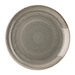 Assiettes rondes Churchill Stonecast Grey 228mm (Lot de 12) - Gastronoble - HX023