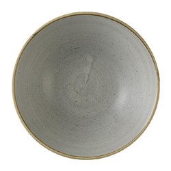 Assiettes creuses rondes Churchill Stonecast Grey 205mm (Lot de 6) - Gastronoble - HX024