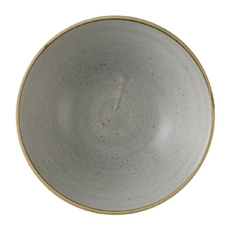 Assiettes creuses rondes Churchill Stonecast Grey 205mm (Lot de 6) - Gastronoble - HX024