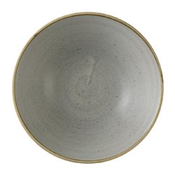 Assiettes creuses rondes Churchill Stonecast Grey 180mm (Lot de 6) - Gastronoble - HX025