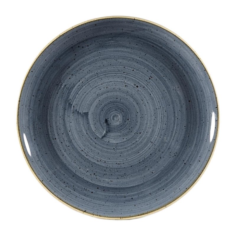 Assiettes rondes Churchill Stonecast Blueberry 228mm (Lot de 12) - Gastronoble - HX027