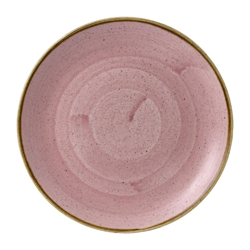 Assiettes rondes Churchill Stonecast Petal Pink 254mm (Lot de 12) - Gastronoble - HX030