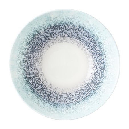 Assiettes creuses coupe ronde Churchill Studio Prints Fusion Blue 178mm (Lot de 6) - Gastronoble - HX129
