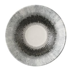 Assiettes creuses rondes Churchill Studio Prints Fusion Black 203mm (Lot de 6) - Gastronoble - HX134