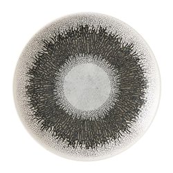 Assiettes rondes Churchill Studio Prints Fusion Black 165mm (Lot de 12) - Gastronoble - HX136