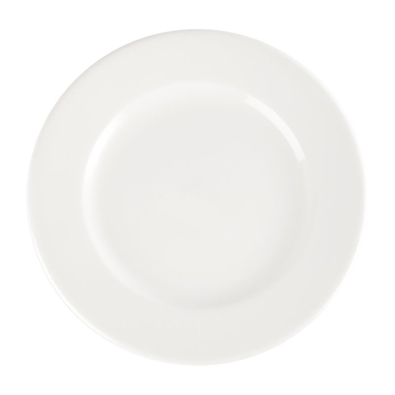 Assiettes classiques blanches Churchill 230mm (Lot de 24) - Gastronoble - P602
