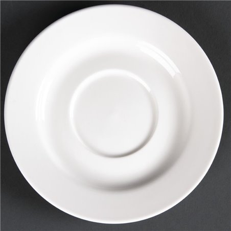 Soucoupes Rondes Olympia Lumina 143mm (Lot de 6) - Gastronoble - CD646
