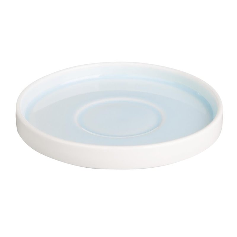 Soucoupes Olympia Fondant bleues 152mm (lot de 6) - Gastronoble - CU187