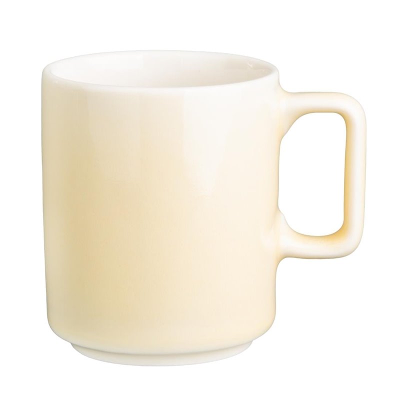 Tasses Olympia Fondant jaunes 170ml (lot de 6) - Gastronoble - CU424