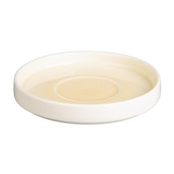 Soucoupes Olympia Fondant jaunes 135mm (lot de 6) - Gastronoble - CU425