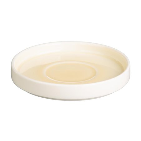 Soucoupes Olympia Fondant jaunes 135mm (lot de 6) - Gastronoble - CU425