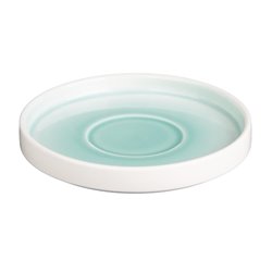 Soucoupes Olympia Fondant vertes 152mm (lot de 6) - Gastronoble - CU445