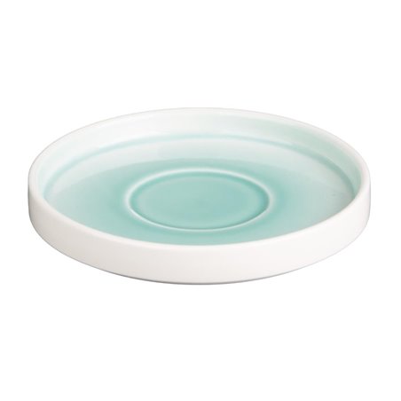 Soucoupes Olympia Fondant vertes 152mm (lot de 6) - Gastronoble - CU445