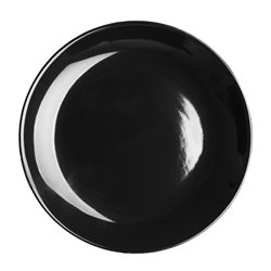 Assiettes creuses Olympia Caf&eacute; noires 205mm (lot de 12) - Gastronoble - CU950