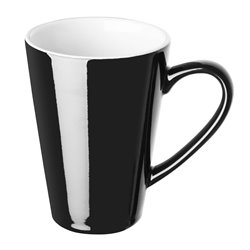 Tasses &agrave; latte Olympia Caf&eacute; noires 340ml (lot de 12) - Gastronoble - CU957