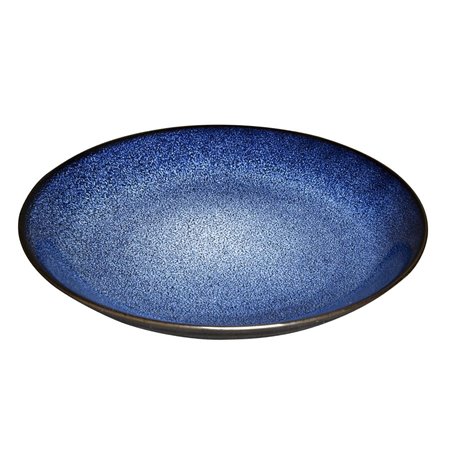 Assiettes creuses Olympia Luna bleu nuit 255 mm (lot de 4) - Gastronoble - DZ778