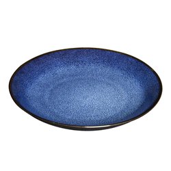 Assiettes creuses Olympia Luna bleu nuit 205 mm (lot de 4) - Gastronoble - DZ779
