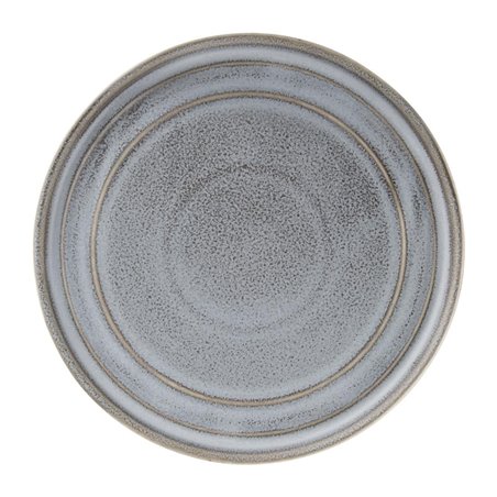 Assiettes Plates Rondes Olympia Cavolo Anthracite 220mm (Lot de 4) - Gastronoble - FD921