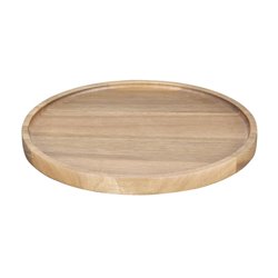 Assiette ronde en acacia Olympia 250mm - Gastronoble - FT612