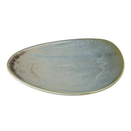 Assiettes Triangulaires Olympia Ember Blue 250mm (Lot de 6) - Gastronoble - FU179