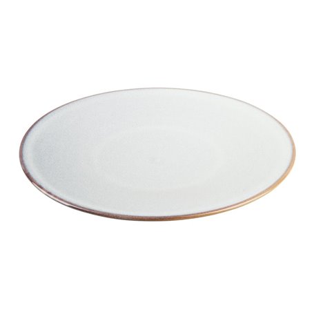 Assiettes Plates Olympia Drift Gris Uni 280mm (Lot de 4) - Gastronoble - FU187