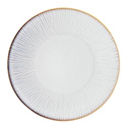 Assiettes Plates Olympia Drift En Relief Gris 280mm (Lot de 4) - Gastronoble - FU194