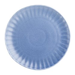 Assiettes plates Olympia Corallite bleues 280 mm (lot de 6) - Gastronoble - FU200