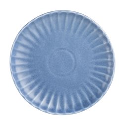 Assiettes plates Olympia Corallite bleues 205 mm (lot de 6) - Gastronoble - FU201