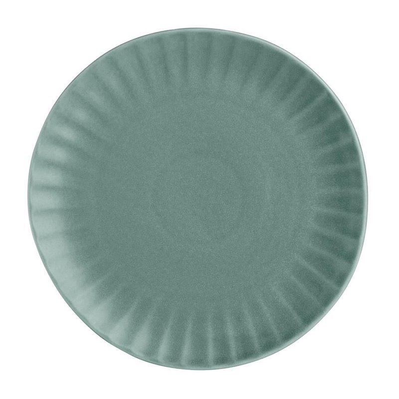Assiettes plates Olympia Corallite vertes 280 mm (lot de 6) - Gastronoble - FU206