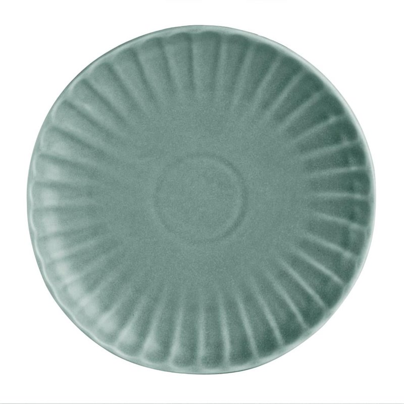 Assiettes plates Olympia Corallite vertes 205 mm (lot de 6) - Gastronoble - FU207