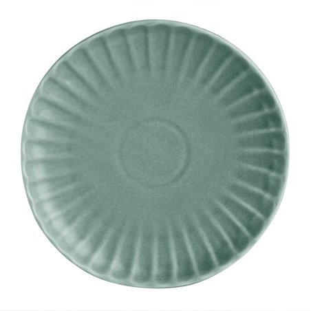 Assiettes plates Olympia Corallite vertes 205 mm (lot de 6) - Gastronoble - FU207