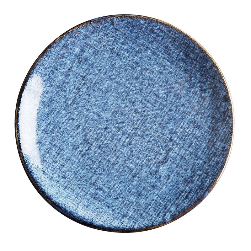 Assiettes plates Olympia Denim Blue 180mm (Lot de 6) - Gastronoble - FU220