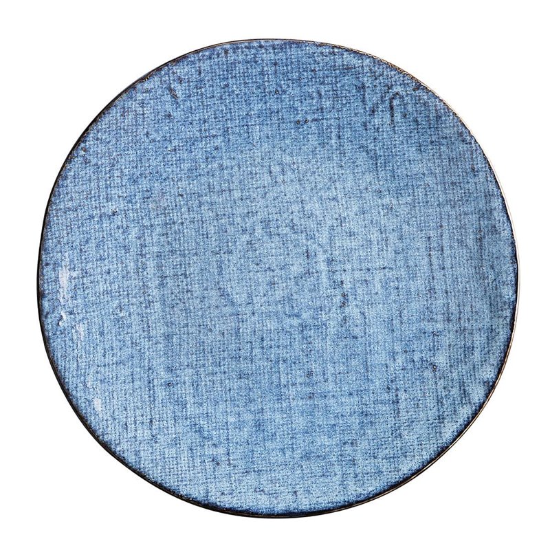 Assiettes plates Olympia Denim Blue 285mm (Lot de 4) - Gastronoble - FU222