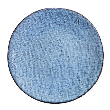 Assiettes plates Olympia Denim Blue 285mm (Lot de 4) - Gastronoble - FU222