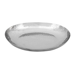 Plat ovale en acier inoxydable martel&eacute; Olympia 280x230mm - Gastronoble - FU283