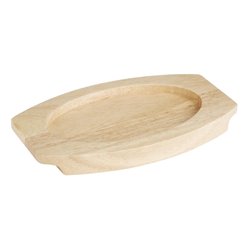 Planche en h&eacute;v&eacute;a pour plat ovale en fonte Olympia 210x120mm pour FW819 - Gastronoble - FU295