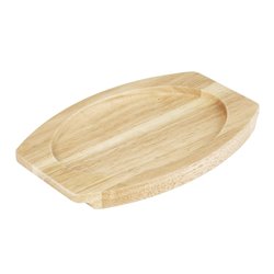 Planche en h&eacute;v&eacute;a pour plat ovale en fonte Olympia 260x165mm pour FW817 - Gastronoble - FW977