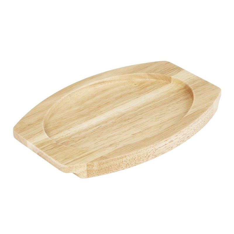 Planche en h&eacute;v&eacute;a pour plat ovale en fonte Olympia 260x165mm pour FW817 - Gastronoble - FW977
