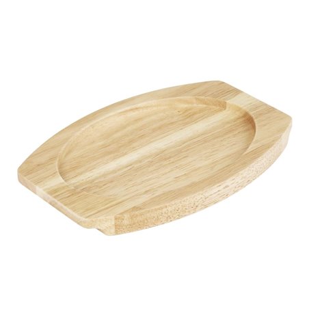 Planche en h&eacute;v&eacute;a pour plat ovale en fonte Olympia 260x165mm pour FW817 - Gastronoble - FW977